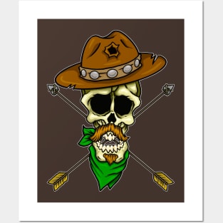 Explorer Skull Posters and Art